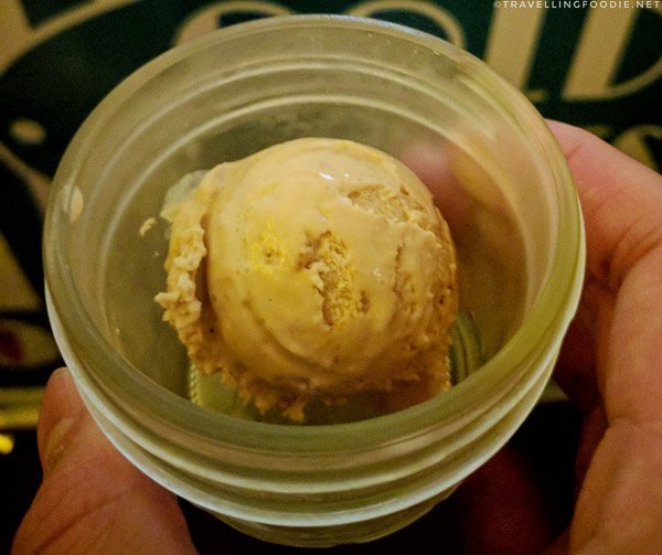 Earl Grey Ice Cream from Harmony Organic Dairy Products in Montecito Summer Farmers Market in Toronto, Ontario