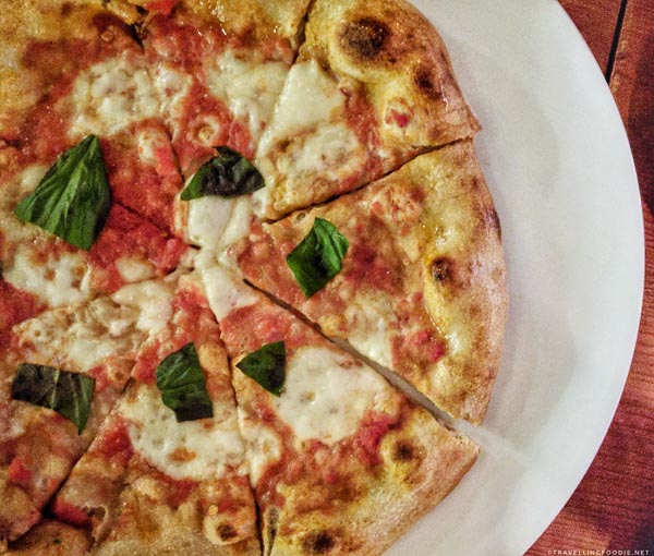 Margherita Pizza with k2MILLING in Montecito Summer Farmers Market in Toronto, Ontario