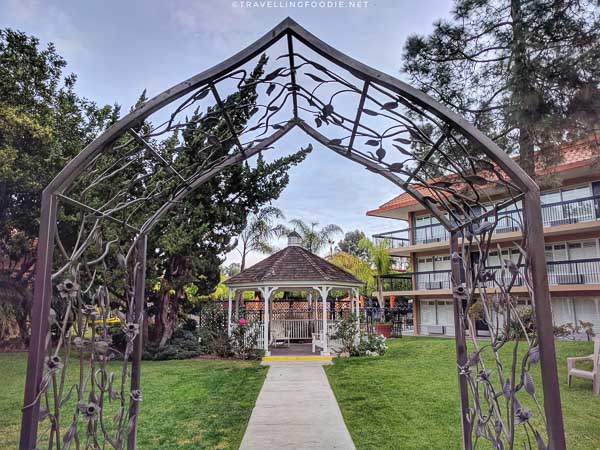 Garden Gazebo at Palm Garden Hotel in Thousand Oaks, California