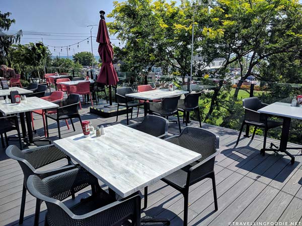 Perch Patio at Erie Beach Hotel in Port Dover, Norfolk County, Ontario