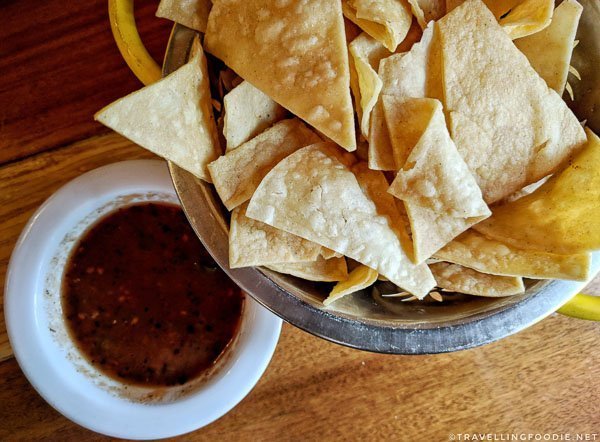 Chips and Salsa at Plata Taqueria and Cantina in Agoura Hills, California
