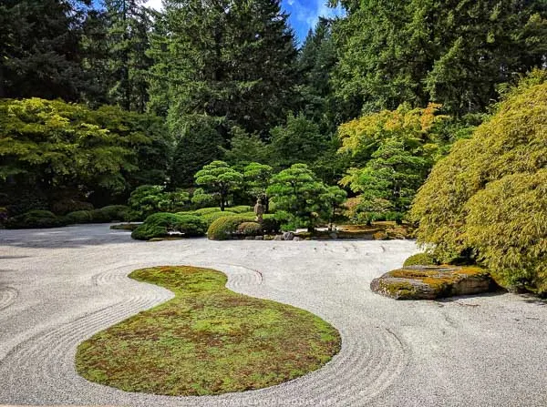 Flat Garden at Portland Japanese Garden in Portland, Oregon