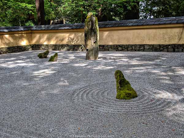 Sand and Stone Garden at Portland Japanese Garden in Portland, Oregon