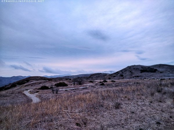 Views of the sunset trail at Rocking K Horse Stables in Newbury Park, Conejo Valley, California