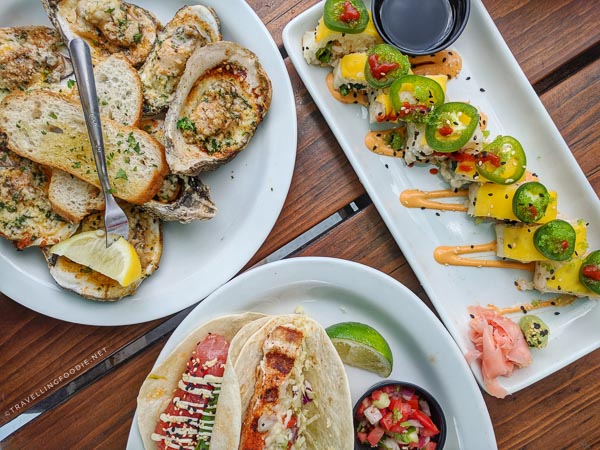 Seafood at Salt Life Food Shack in St. Augustine, Florida