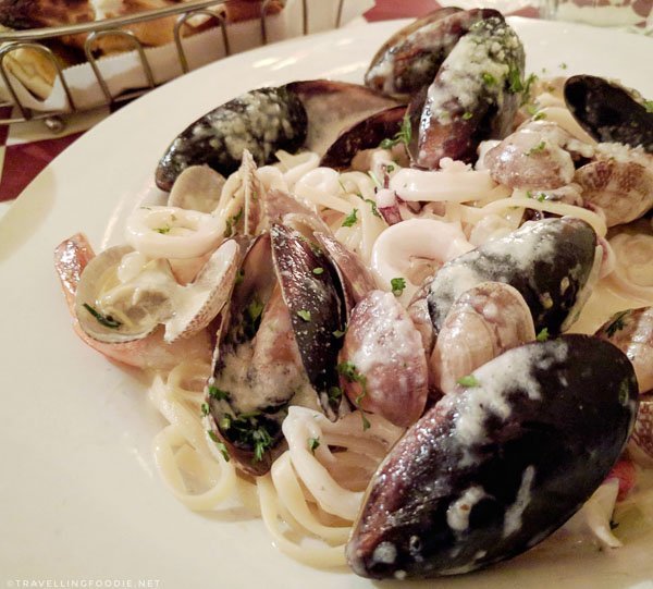 Linquine Pescatore at Scardino's Italian Restaurant in Torrance, California