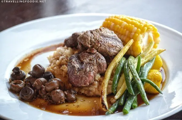 Beef Tenderloin at Schofields Bistro in Port Dover, Norfolk County, Ontario