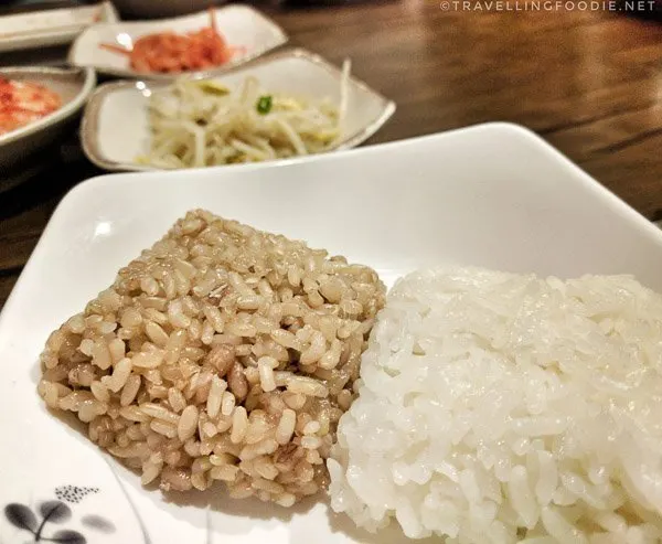 Bap (밥): Rice at Song Cook's in Toronto, Ontario
