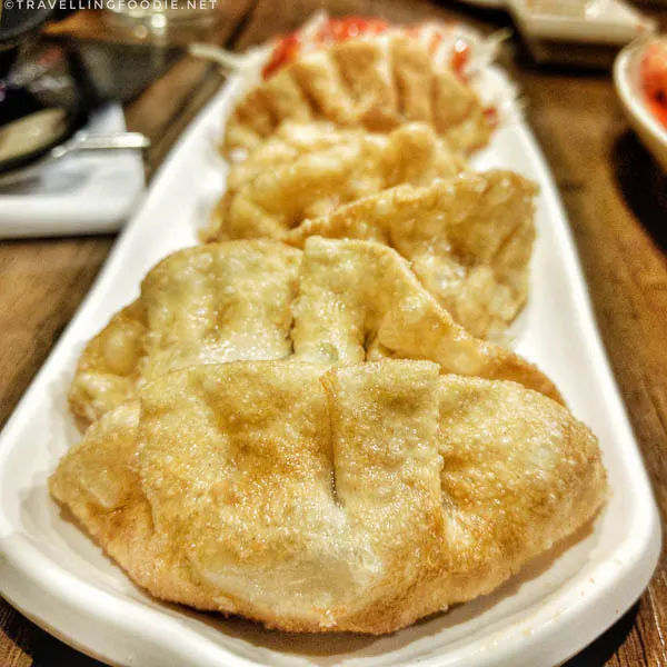 Fried Man-doo (만두): Fried Korean style dumplings at Song Cook's in Toronto, Ontario