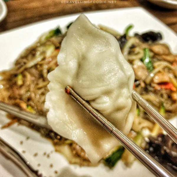 Steamed Man-doo (만두): Steamed Korean style dumplings at Song Cook's in Toronto, Ontario