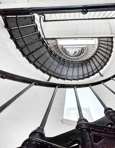 Stairs inside the St. Augustine Lighthouse