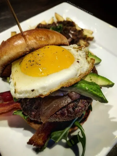 Twisted Oak Burger at Twisted Oak Tavern in Agoura Hills, California