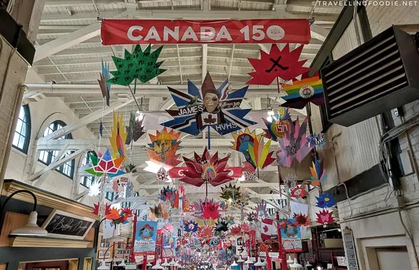 Canada 150 at Saint John City Market in New Brunswick