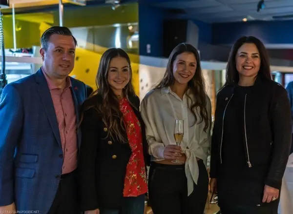 Air Canada Vacations and Ferreira Group Executives at Ferreira Cafe in Montreal, Quebec