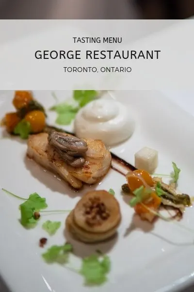 7-Course Tasting Menu at George Restaurant in Toronto, Ontario