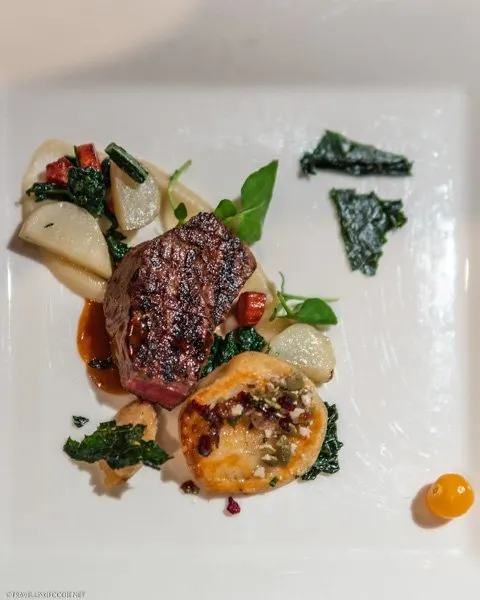 Beef Ribeye and Pierogi at George Restaurant in Toronto, Ontario