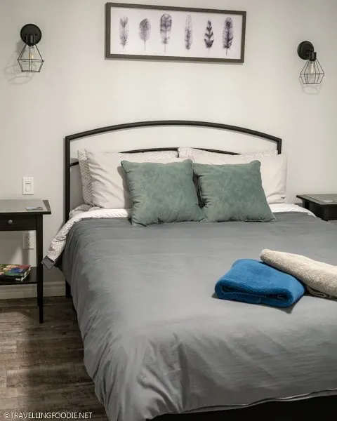 Unit 4 bedroom at My Lighthouse Cottages in Dunnville, Haldimand County, Ontario