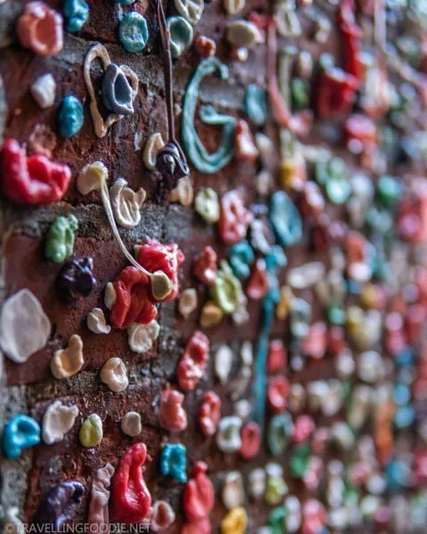 The Gum Wall at Pike Place Market in Seattle, Washington