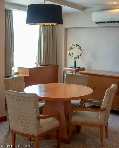 Dining Area in One Bedroom Suite Deluxe at Eastwood Richmonde Hotel in Quezon City, Manila, Philippines