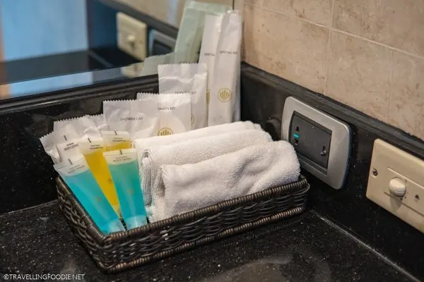 Toiletries at Eastwood Richmonde Hotel in Quezon City, Manila, Philippines