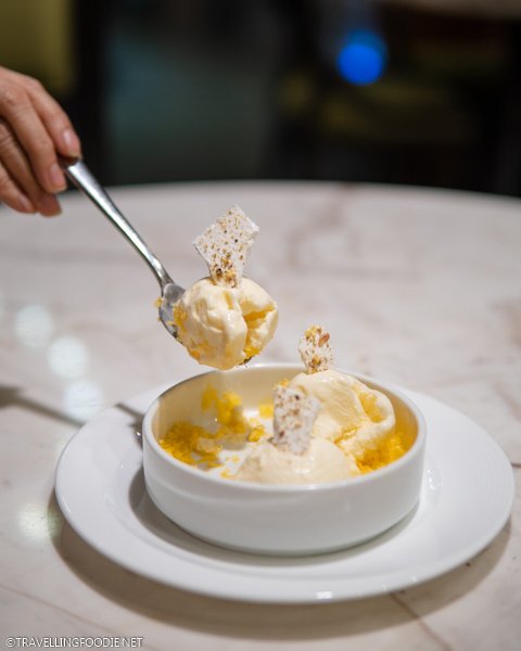 Salted Egg Ice Cream at Eastwood Cafe+Bar in Eastwood Richmonde Hotel, Manila, Philippines