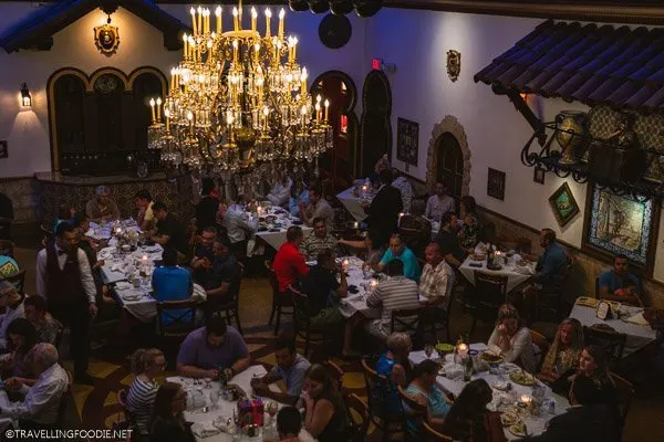 Spanish dining room at Columbia Restaurant in Ybor City, Tampa Bay, Florida