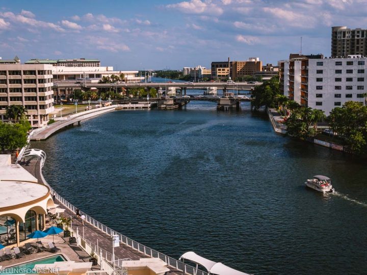 Hillsborough River in Downtown Tampa Bay Florida