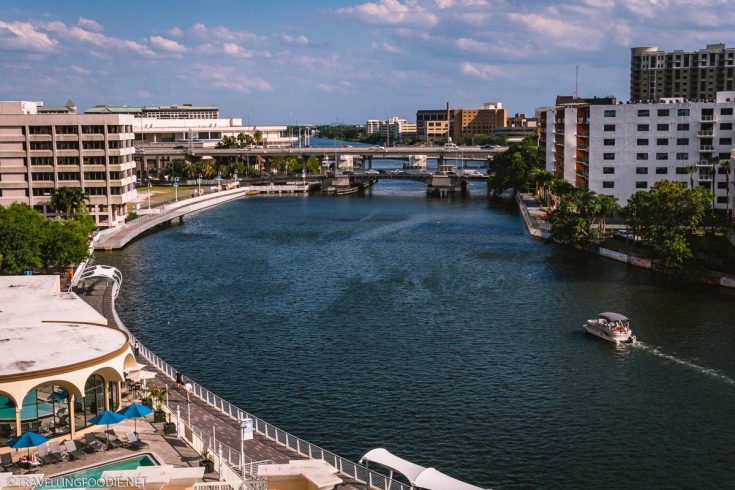 Hillsborough River in Downtown Tampa Bay Florida