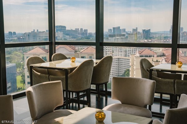 Views in Crystal Club Lounge at Park Hotel Alexandra in Singapore
