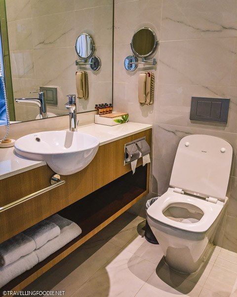 Crystal Club Room Bathroom at Park Hotel Alexandra in Singapore