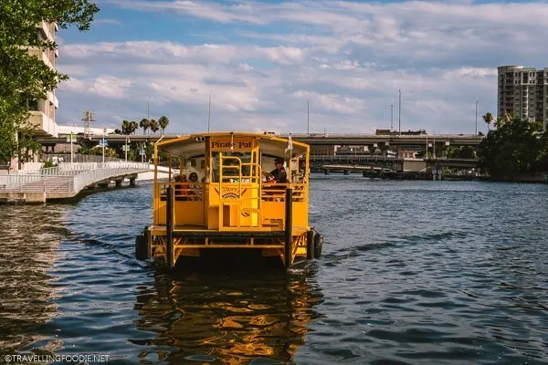Pirate Water Taxi on Hillsborough River in Tampa Bay, Florida