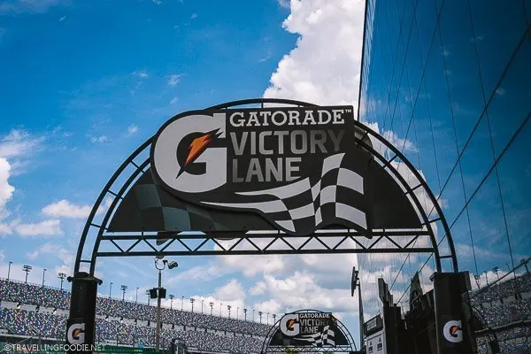 Gatorade Victory Lane at Daytona International Speedway