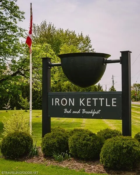 Iron Kettle Bed and Breakfast Sign