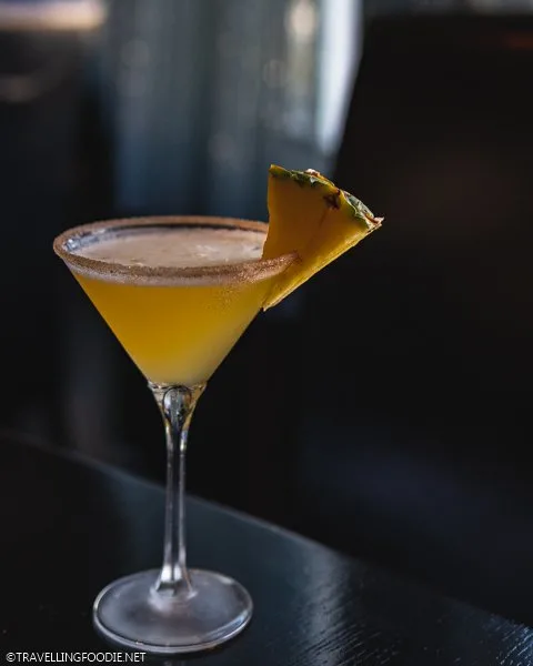 Roasted Pineapple Cocktail at SKY Fine Dining in Holiday Inn Express Ocala, Florida