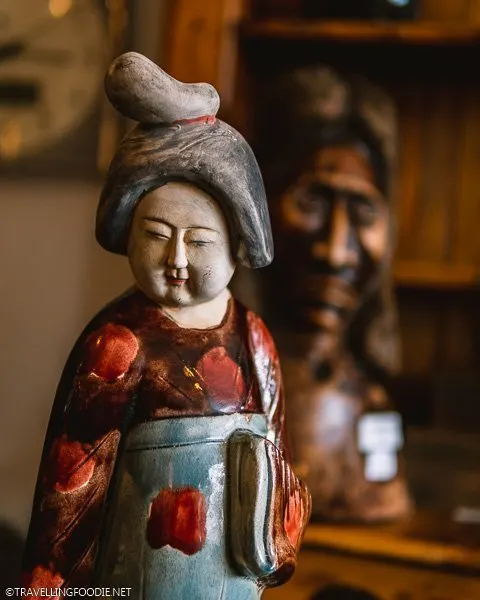 Chinese lady figurine at Timeless Treasures in Windsor, Ontario