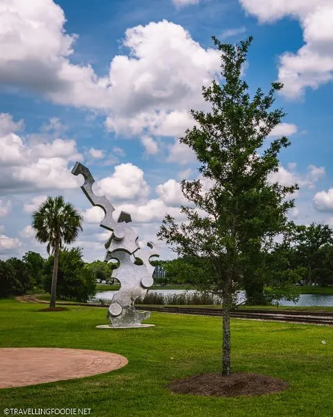 Navigator Sculpture at Tuscawilla Art Park in Ocala, Marion County, Florida