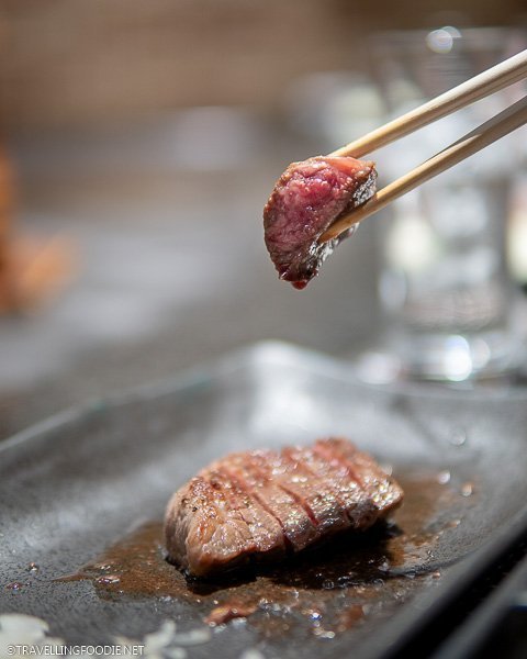 A5 Kuroge Wagyu at Ginza Steak in Tokyo, Japan