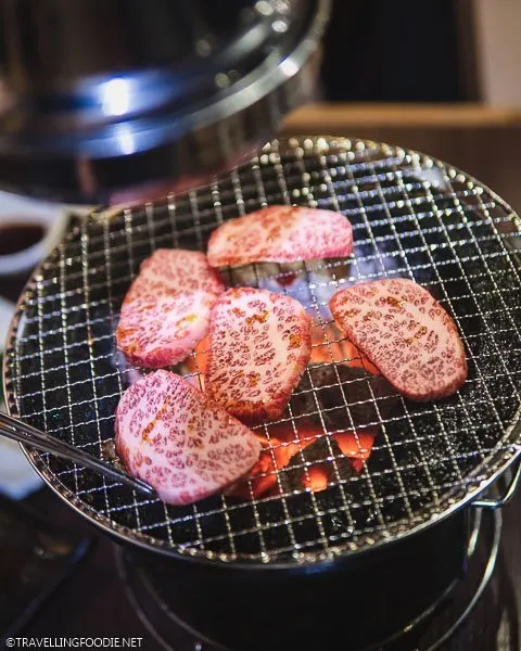 A5 Miyazaki Wagyu at Sandaime Hormonya in Shinjuku, Tokyo, Japan