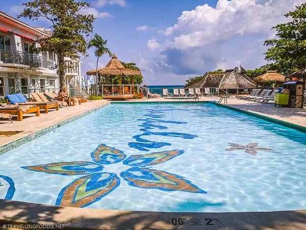 Swimming Pool at Sandals Montego Bay in Jamaica