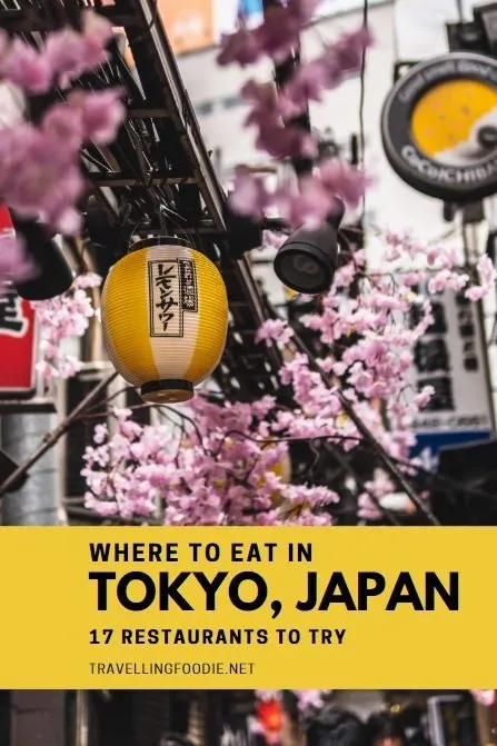 17 Places To Eat in Tokyo, Japan including best restaurants, izakaya, ramen, cafe, sushi, tempura and more.