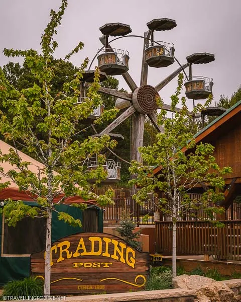Trading Post and Ferris Wheel at Glenwood Caverns Adventure Park
