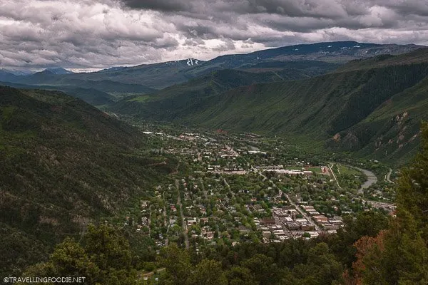 Panoramic View of Peaks and Mountains of Glenwood Springs