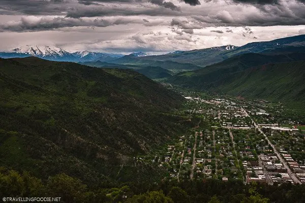 View of Mountains, Peaks and Glenwood Springs