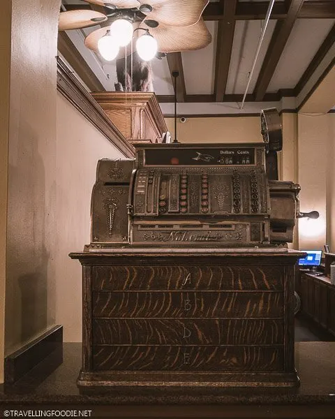 Vintage Cash Register at Hotel Colorado in Glenwood Springs