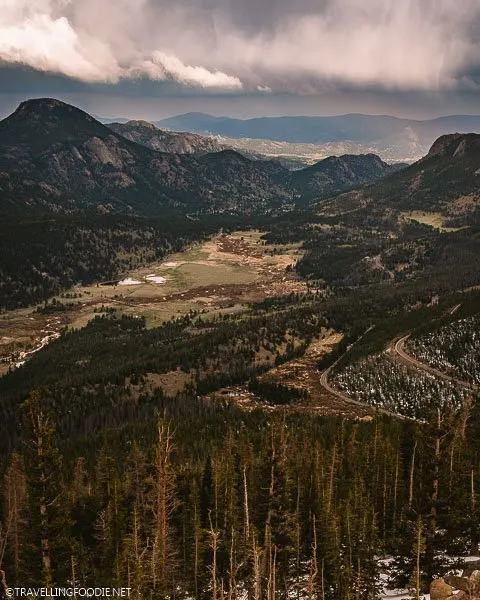 Rainbow Curve Overlook at Rocky Mountain National Park, Colorado