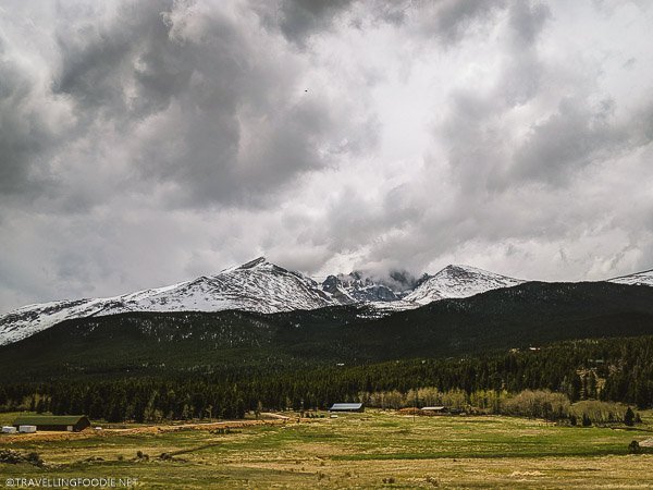 Snow-capped Mountains at Rocky Mountain National Park, USA