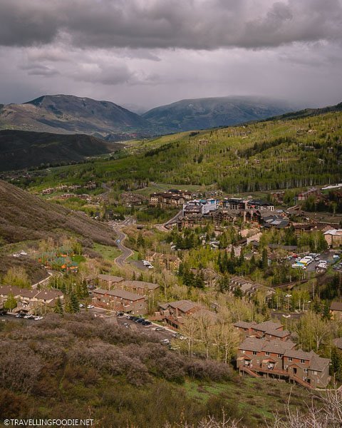 View of Snowmass with Green Mountains from the Yin Yang Point trail