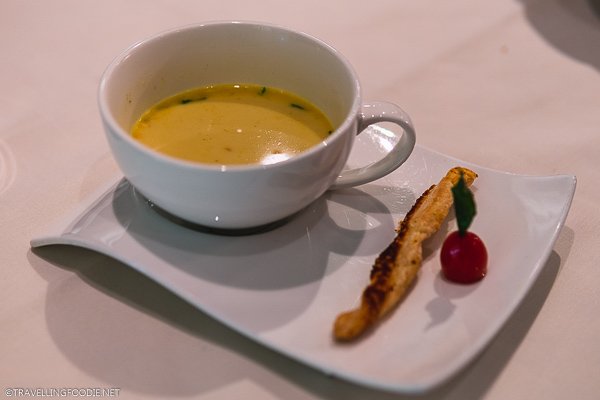 Chicken and Almond Soup at The Song of India's Journey Through India Menu in Singapore