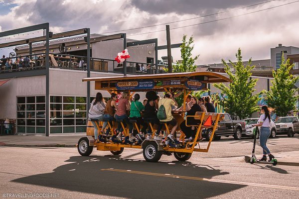 Bike Bar with Pedal Hopper in Denver, Colorado