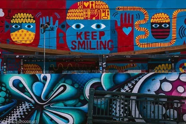 Keep Smiling Mural in River North RiNo Art District